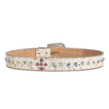 Boogzel Apparel Early 2000s Rhinestone Buckle Belt, view 4
