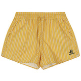 Boogzel Apparel Elastic Waist Pinstriped Shorts, view 2