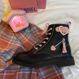 Boogzel Apparel Emo Aesthetic Boots, view 4