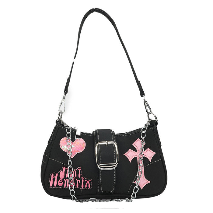 Boogzel Apparel Emo Girl Baguette Bag