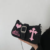 Boogzel Apparel Emo Girl Baguette Bag, view 3