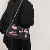 Boogzel Apparel Emo Girl Baguette Bag, view 4