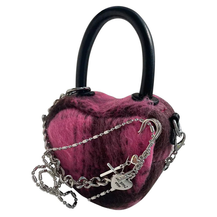 Boogzel Apparel Emo Phase Heart-Shaped Bag