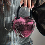 Boogzel Apparel Emo Phase Heart-Shaped Bag, view 4