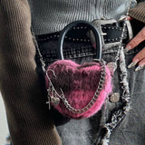 Boogzel Apparel Emo Phase Heart-Shaped Bag, view 5