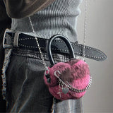Boogzel Apparel Emo Phase Heart-Shaped Bag, view 6