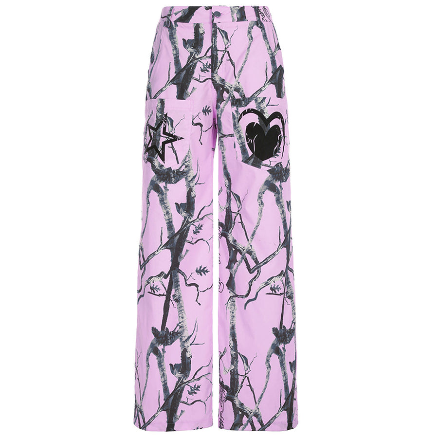 Boogzel Apparel Emo Phase Wide-Leg Trousers