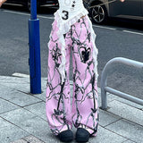 Boogzel Apparel Emo Phase Wide-Leg Trousers, view 5
