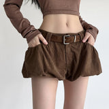 Boogzel Apparel Espresso Days Corduroy Skirt, view 2