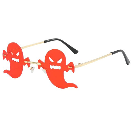 Boogzel Apparel Evil Ghost Shaped Sunglasses