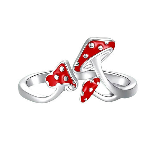 Boogzel Apparel Fairy Aesthetic Mushroom Ring