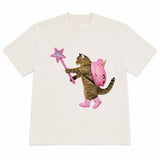 Boogzel Apparel Fairy Cat Graphic T-Shirt, view 2
