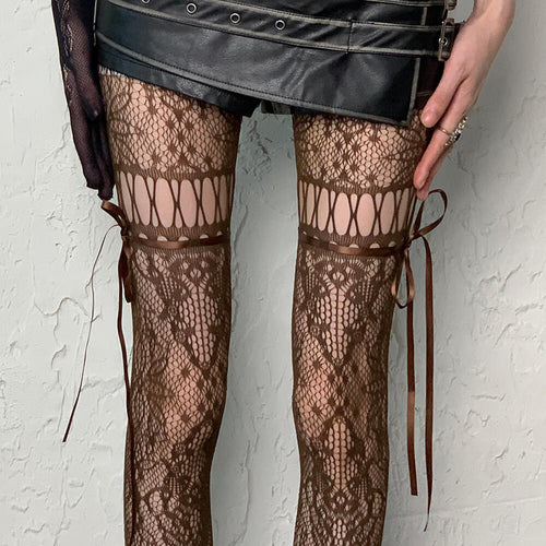 Boogzel Apparel Fairy Grunge Aesthetic Lace Tights