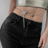 Boogzel Apparel Fairy Grunge Butterfly Body Chain, view 4
