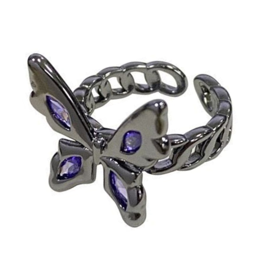 Boogzel Apparel Fairy Grunge Butterfly Ring