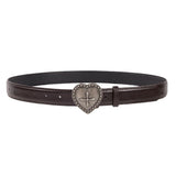 Boogzel Apparel Fairy Grunge Heart Buckle Belt, view 4