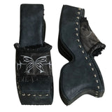 Boogzel Apparel Fairy Grunge Platform Slide Sandals, view 3