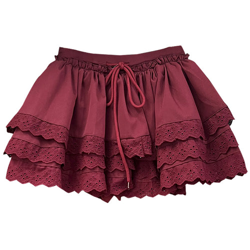 Boogzel Apparel Fairy Grunge Ruffled Mini Skirt