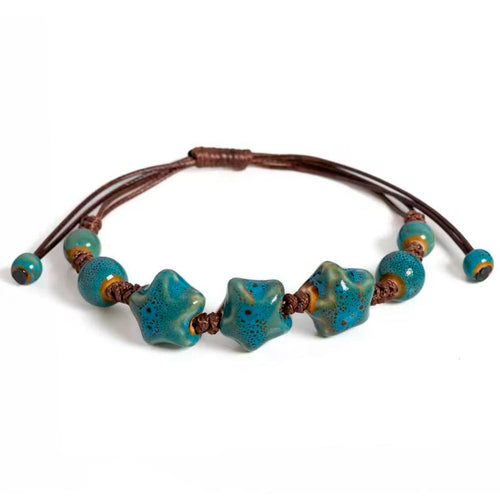 Boogzel Apparel Fairy Grunge Star Bead Bracelet