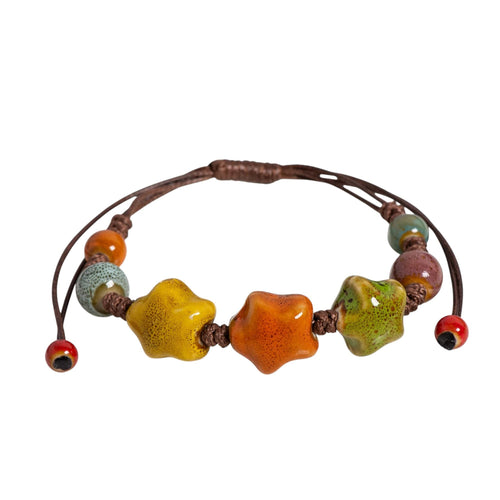 Boogzel Apparel Fairy Grunge Star Beaded Bracelet