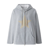 Boogzel Apparel Skater Girl Star Hoodie, view 5