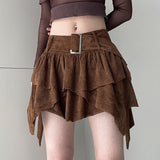 Boogzel Apparel Fairycore Aesthetic Cord Skirt, view 2