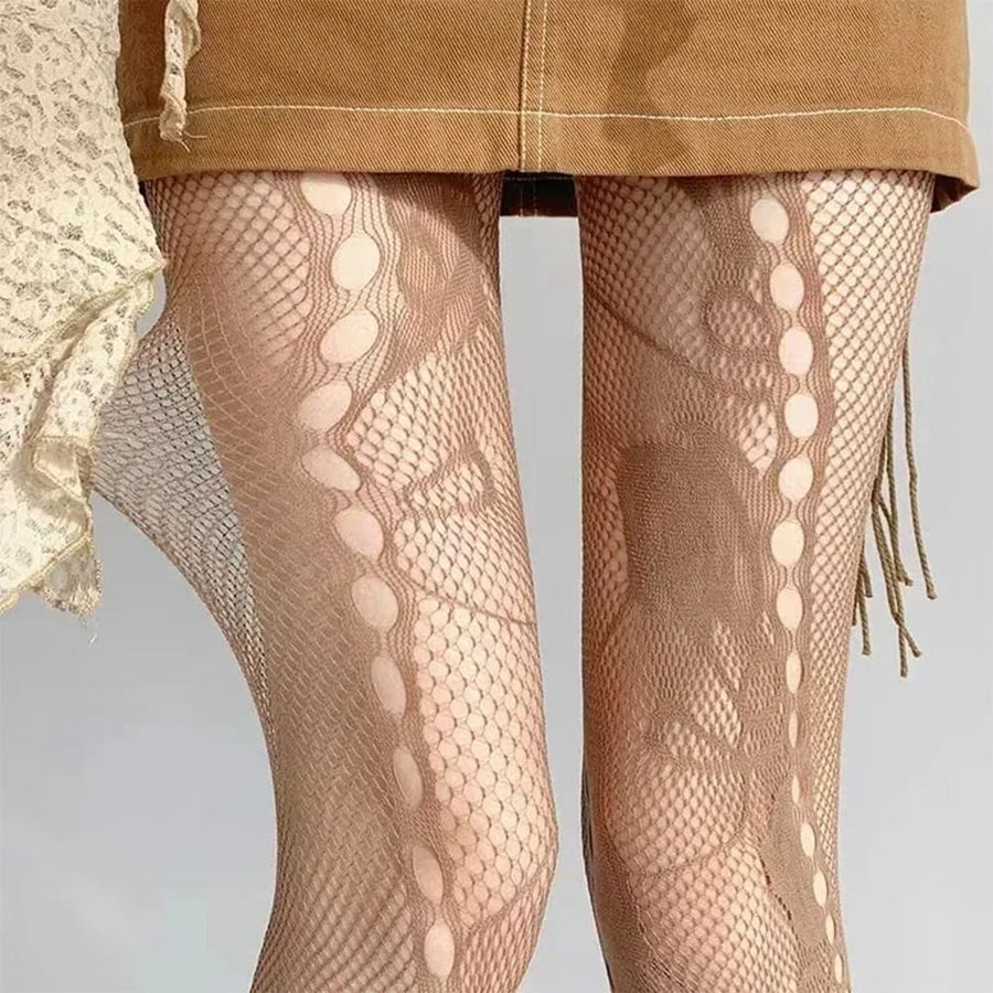 Boogzel Apparel Fairycore Aesthetic Fishnet Tights