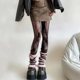 Boogzel Apparel Fairycore Aesthetic Fishnet Tights, view 2
