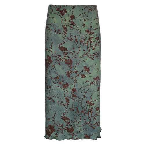 Boogzel Apparel Fairycore Aesthetic Midi Skirt