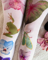 Boogzel Apparel Fairycore Aesthetic Patterned Tights, view 3
