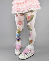 Boogzel Apparel Fairycore Aesthetic Patterned Tights, view 6