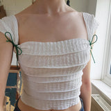 Boogzel Apparel Fairycore Aesthetic Tied Cami Top, view 2