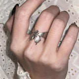 Boogzel Apparel Fairycore Butterfly Ring, view 2