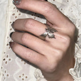 Boogzel Apparel Fairycore Butterfly Ring, view 3