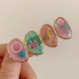 Boogzel Apparel Fairycore Flower Hair Clips, view 3