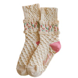 Boogzel Apparel Fairycore Flower Socks, view 4