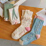 Boogzel Apparel Fairycore Flower Socks, view 5