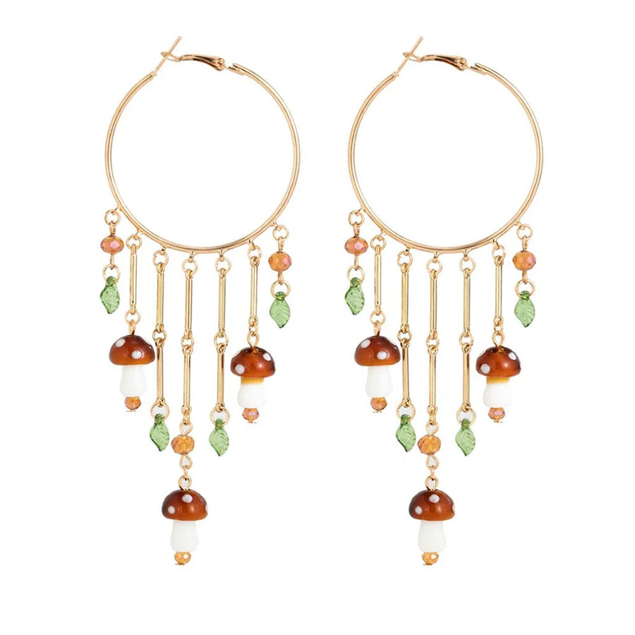Boogzel Apparel Fairycore Mushroom Earrings