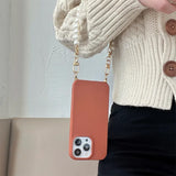 Boogzel Apparel Fall Aesthetic Pearl Chain IPhone Case, view 3