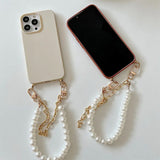 Boogzel Apparel Fall Aesthetic Pearl Chain IPhone Case, view 5