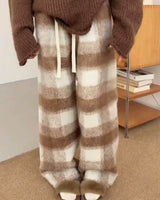 Boogzel Apparel Fall Feels Cozy Plaid Trousers, view 2