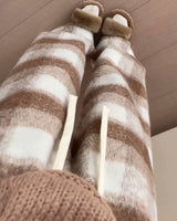 Boogzel Apparel Fall Feels Cozy Plaid Trousers, view 5
