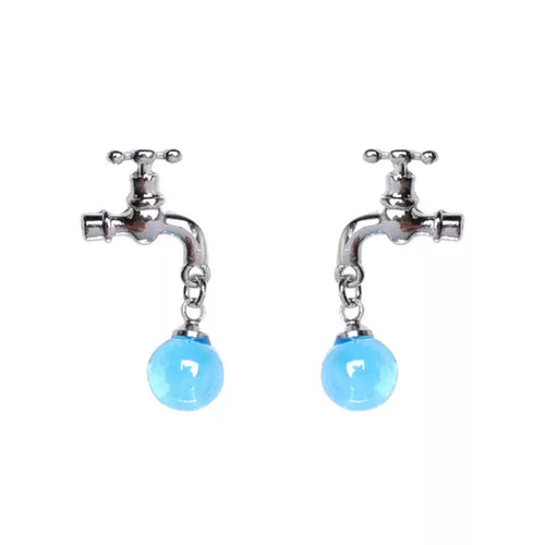 Boogzel Apparel Faucet-Shaped Drop Earrings