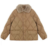 Boogzel Apparel Faux Fur Collar Padded Jacket, view 2