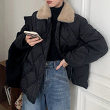 Boogzel Apparel Faux Fur Collar Padded Jacket, view 4
