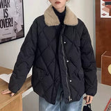 Boogzel Apparel Faux Fur Collar Padded Jacket, view 5