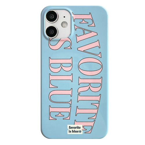 Boogzel Apparel Favorite Is Blue iPhone Case
