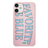 Boogzel Apparel Favorite Is Blue iPhone Case, view 2