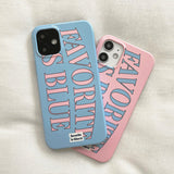 Boogzel Apparel Favorite Is Blue iPhone Case, view 3