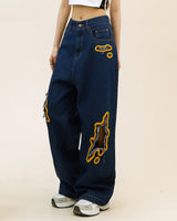 Boogzel Apparel Feel The Burn Cut-Out Jeans, view 4